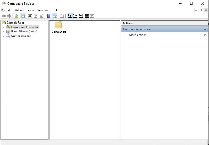 ধাপ ১ঃ কম্পোনেন্ট সার্ভিসেস (Component ervices) চালু করা 