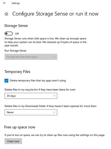 ধাপ ১ঃ স্টোরেজ (Storage) সেটিংস চালু করুন 2